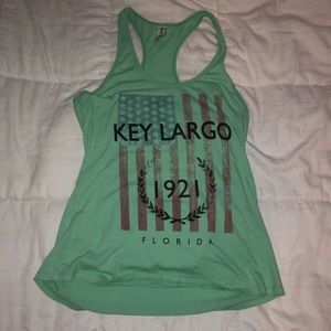 Seafoam Green Key Largo Tank Top